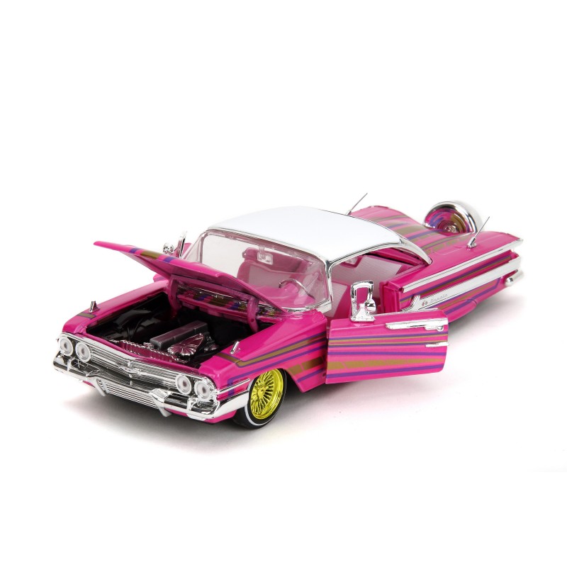 jada toys 1960Impala Lowrider 未開封 Jada Street Low 1960 Chevy Impala Coupe Lowrider Series 1:24