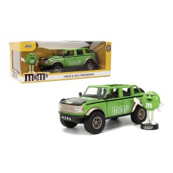 Ford Bronco W/M&M's Green Figure HOLLYWOOD RIDES 2021 - Jada