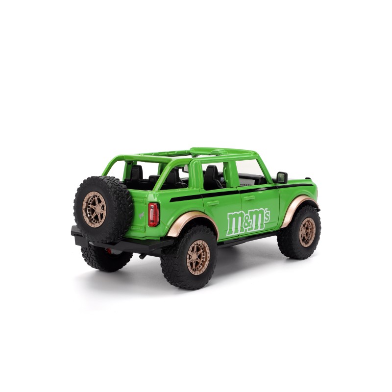 Ford Bronco W/M&M's Green Figure HOLLYWOOD RIDES 2021 - Jada