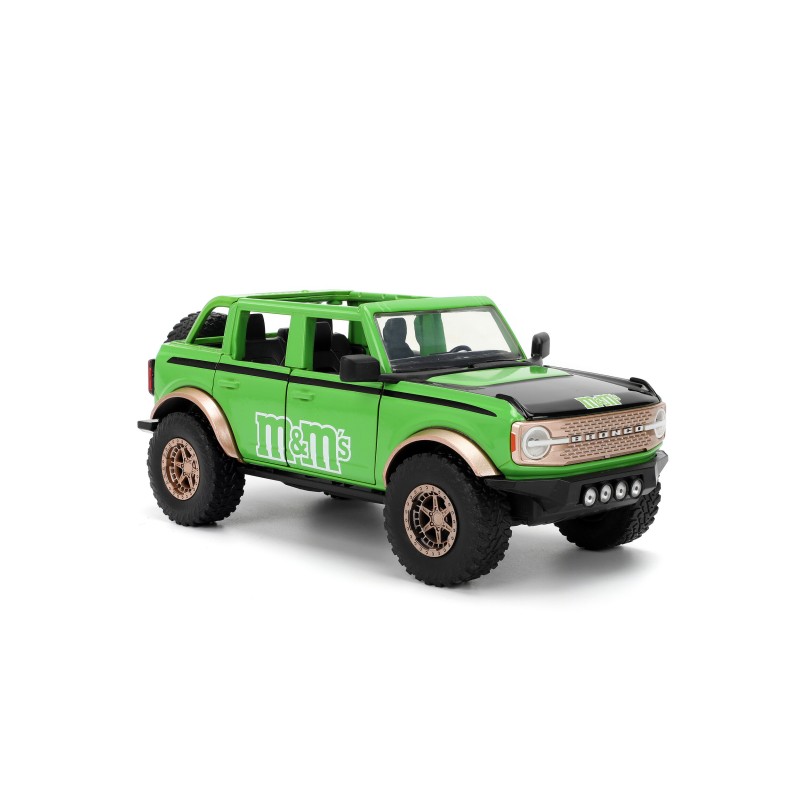 Ford Bronco W/M&M's Green Figure HOLLYWOOD RIDES 2021 - Jada