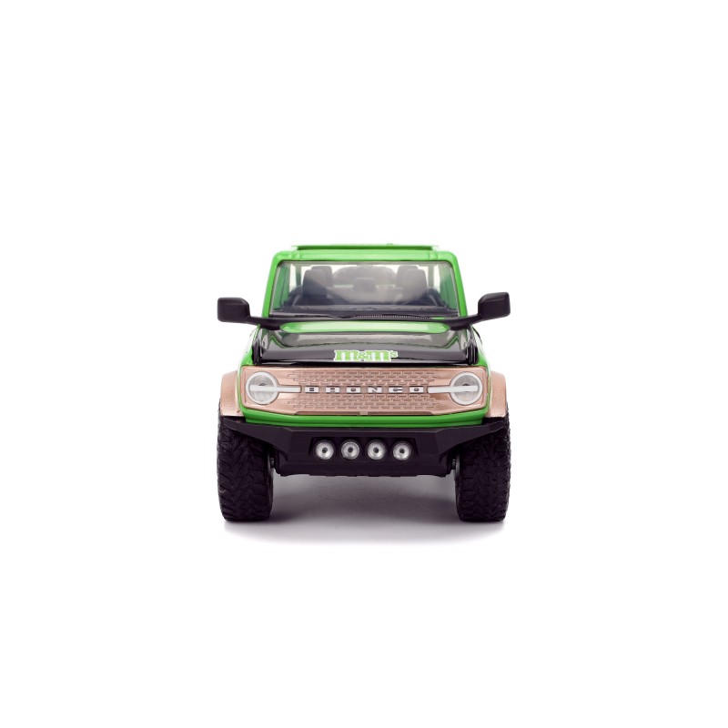 Ford Bronco W/M&M's Green Figure HOLLYWOOD RIDES 2021 - Jada