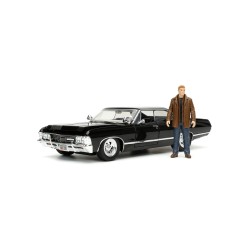 Chevrolet Impala W/Dean Winchester Figure HOLLYWOOD RIDES 1967 - Jada