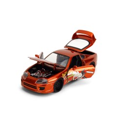 Toyota Supra W/Chainsaw man Figure HOLLYWOOD RIDES 1995 - Jada