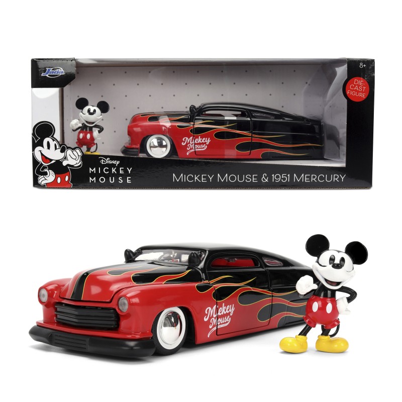 Mercury W/Mickey Mouse Figure HOLLYWOOD RIDES 1951 - Jada