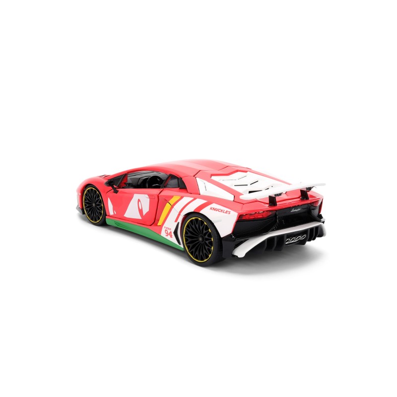 Lamborghini Aventador SV W/Knuckles figure HOLLYWOOD RIDES - Jada