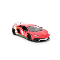 Lamborghini Aventador SV W/Knuckles figure HOLLYWOOD RIDES - Jada