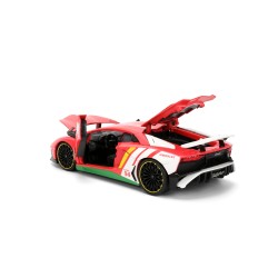 Lamborghini Aventador SV W/Knuckles figure HOLLYWOOD RIDES - Jada