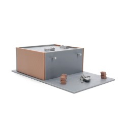 Han's Garage Diorama W/2 vehicles FF - Jada