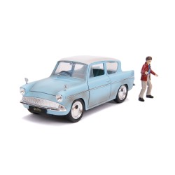 Ford Anglia W/Harry Potter Figure HOLLYWOOD RIDES 1959 - Jada