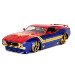 Ford Mustang Mach 1 W/Captain Marvel MARVEL 1973 - Jada