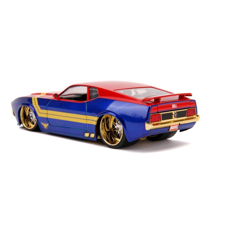 Ford Mustang Mach 1 W/Captain Marvel MARVEL 1973 - Jada