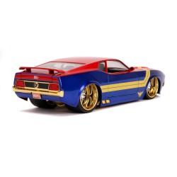 Ford Mustang Mach 1 W/Captain Marvel MARVEL 1973 - Jada