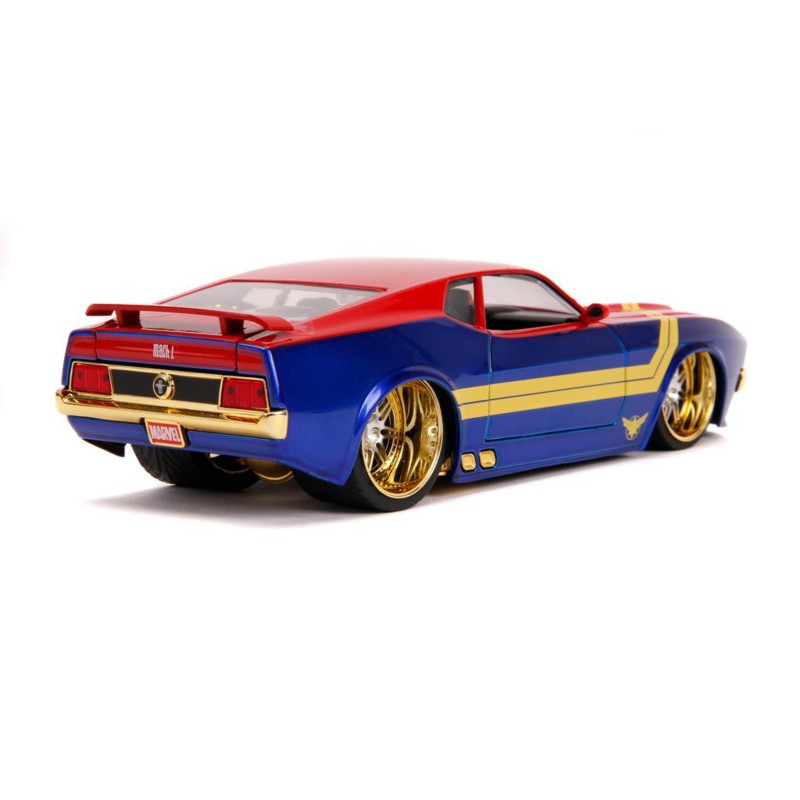 Ford Mustang Mach 1 W/Captain Marvel MARVEL 1973 - Jada