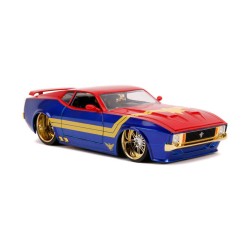 Ford Mustang Mach 1 W/Captain Marvel MARVEL 1973 - Jada