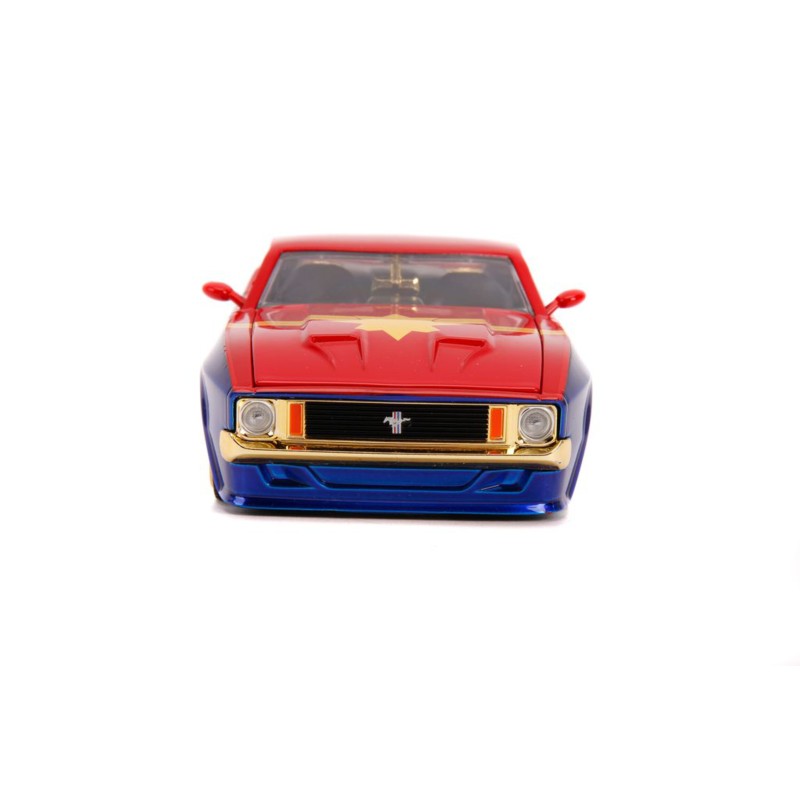 Ford Mustang Mach 1 W/Captain Marvel MARVEL 1973 - Jada