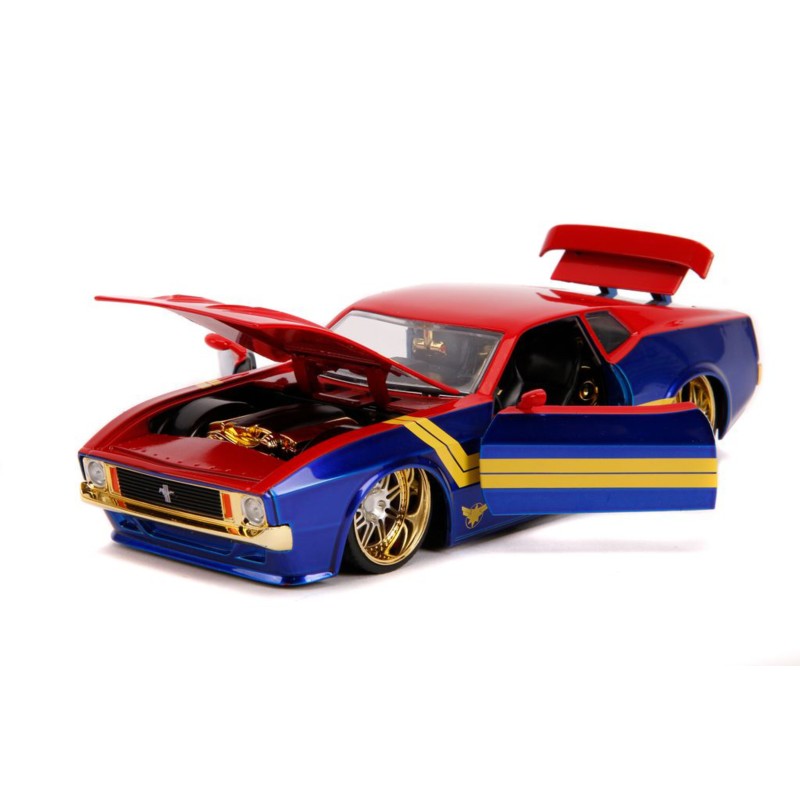 Ford Mustang Mach 1 W/Captain Marvel MARVEL 1973 - Jada