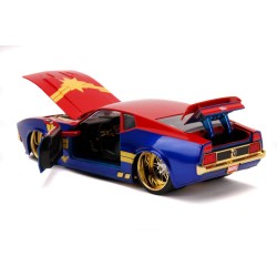 Ford Mustang Mach 1 W/Captain Marvel MARVEL 1973 - Jada