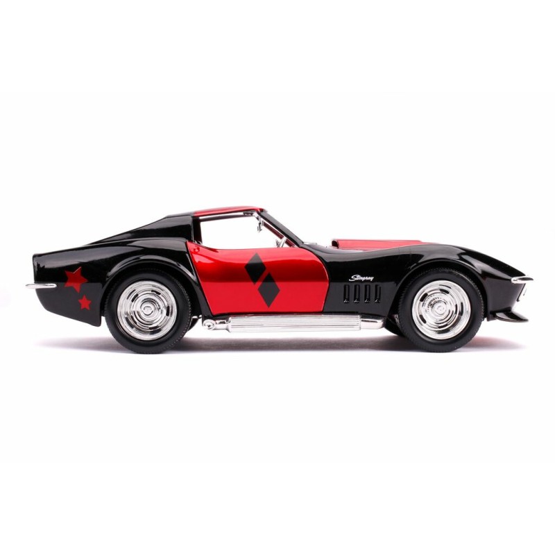 Chevrolet Chevy Corvette Stingray W/Harley Quinn Figure DC COMICS 1969 - Jada