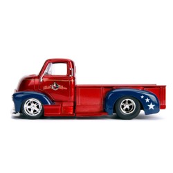 Chevrolet Chevy COE Pick Up W/Wonder Woman Figure DC COMICS 1952 - Jada