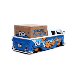 Volkswagen Bus W/ Cookie Monster's Figure HOLLYWOOD RIDES 1963 - Jada