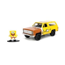 Chevrolet K5 Blazer W/Spongebob Figure HOLLYWOOD RIDES 1980 - Jada