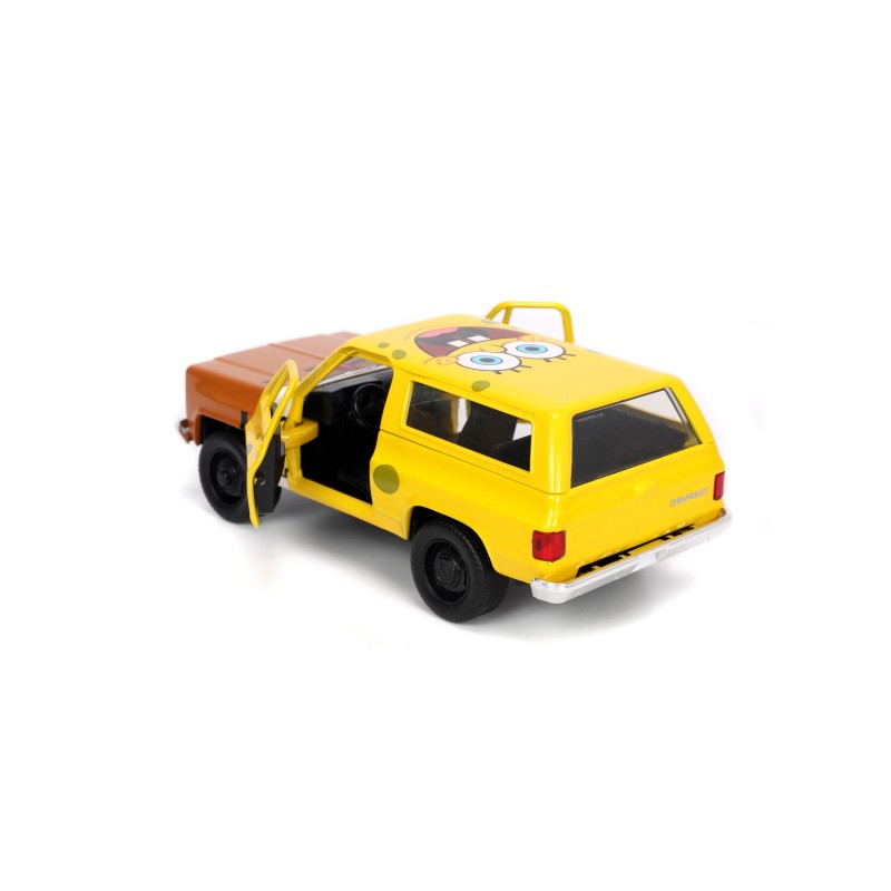 Chevrolet K5 Blazer W/Spongebob Figure HOLLYWOOD RIDES 1980 - Jada
