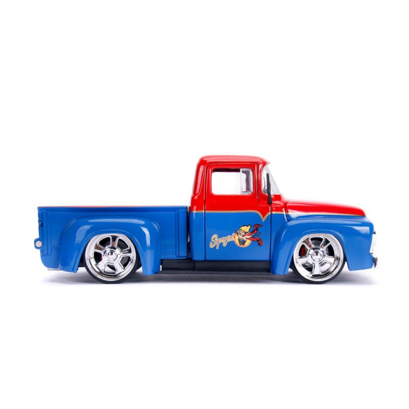 Ford F100 W/Super Girl Figure DC COMICS 1956 - Jada