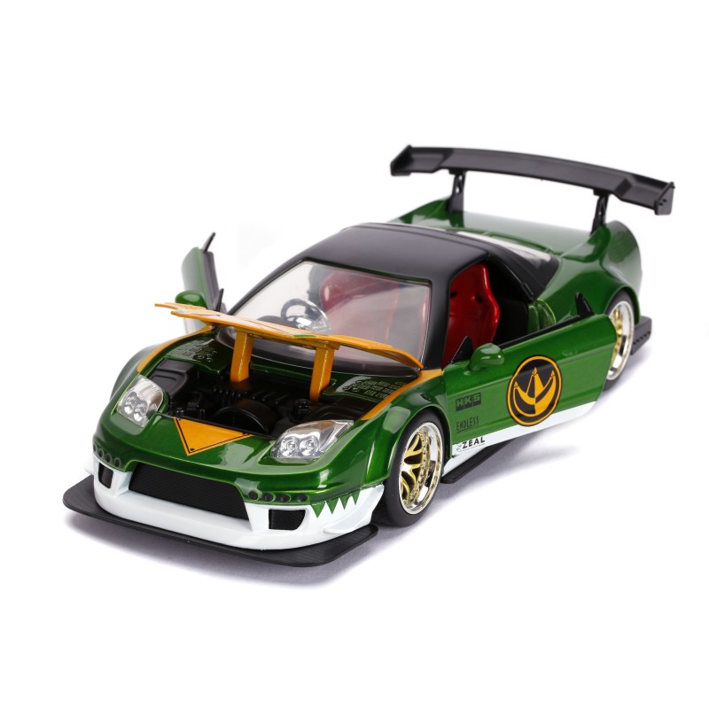 Honda NSX Type R W/Green Ranger HOLLYWOOD RIDES 2002 - Jada Honda NSX Type R W/Green Ranger HOLLYWOOD RIDES 2002 - Jada