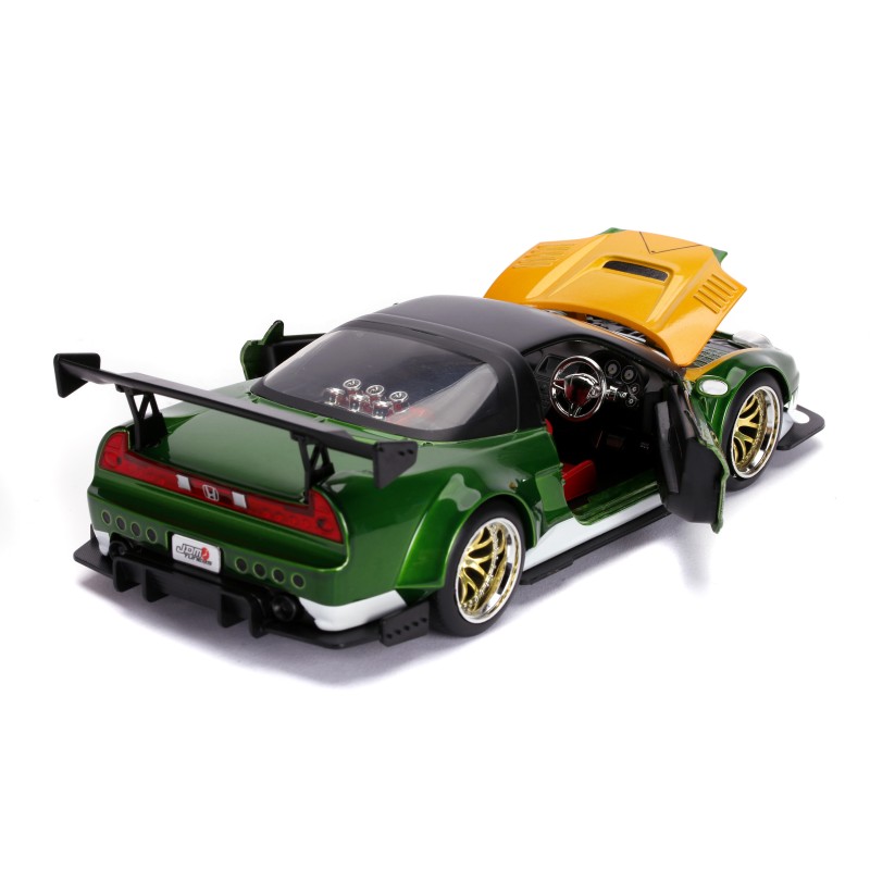 Honda NSX Type R W/Green Ranger HOLLYWOOD RIDES 2002 - Jada Honda NSX Type R W/Green Ranger HOLLYWOOD RIDES 2002 - Jada
