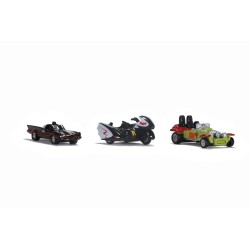 Vehicle Batman Classic 3 pack DC COMICS - Jada
