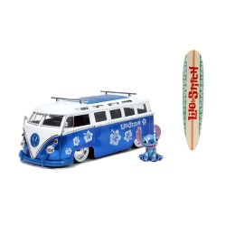 Volkswagen Bus W/ Lilo and Stitch's figure HOLLYWOOD RIDES 1962 - Jada