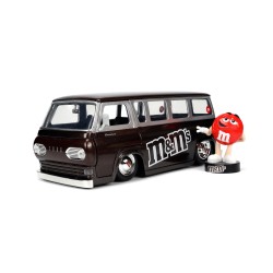 Ford Econoline Bus W/M&M's Red Figure HOLLYWOOD RIDES 1965 - Jada