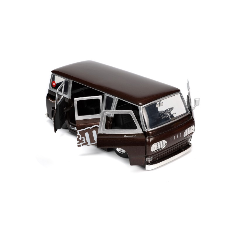 Ford Econoline Bus W/M&M's Red Figure HOLLYWOOD RIDES 1965 - Jada