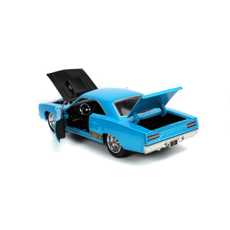 Plymouth Road Runner W/Wile E. Coyote Figure HOLLYWOOD RIDES 1970 - Jada