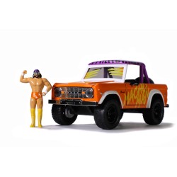 Ford Bronco W/ Macho man's Figure HOLLYWOOD RIDES 1973 - Jada