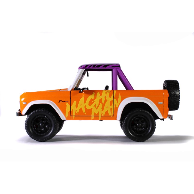 Ford Bronco W/ Macho man's Figure HOLLYWOOD RIDES 1973 - Jada