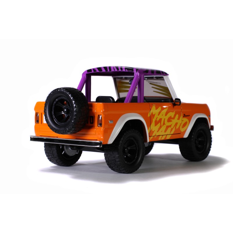 Ford Bronco W/ Macho man's Figure HOLLYWOOD RIDES 1973 - Jada