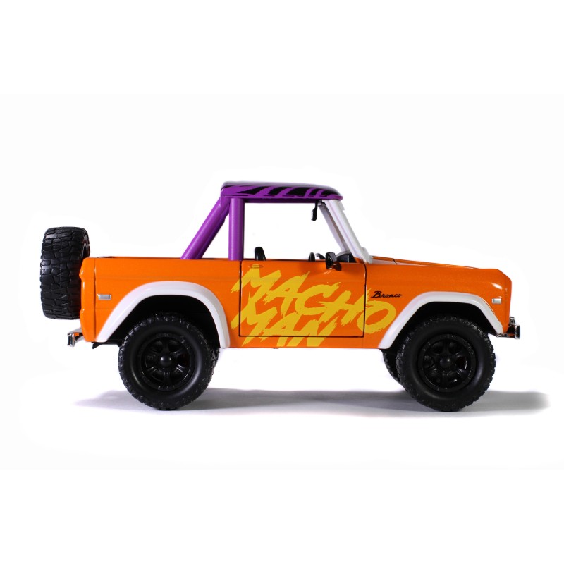 Ford Bronco W/ Macho man's Figure HOLLYWOOD RIDES 1973 - Jada