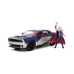Dodge Challenger SRT Hellcat W/Thor Figure MARVEL 2015 - Jada