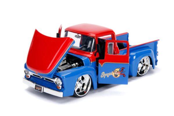 Ford F-100 W/Super Girl Figure  1956