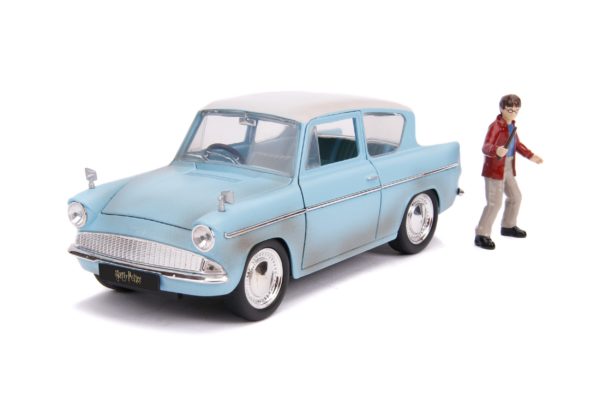 Ford Anglia W/Harry Potter Figure - 1959